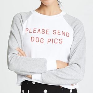 Wildfox Please send dog pics jumper